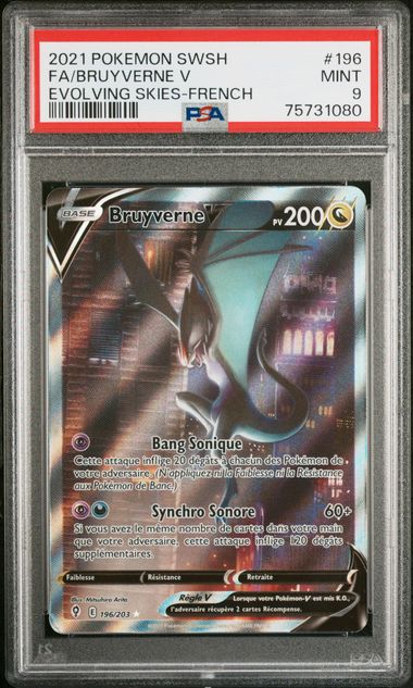 [GRADE] [PSA 9] 196/203 Bruyverne V Alternative