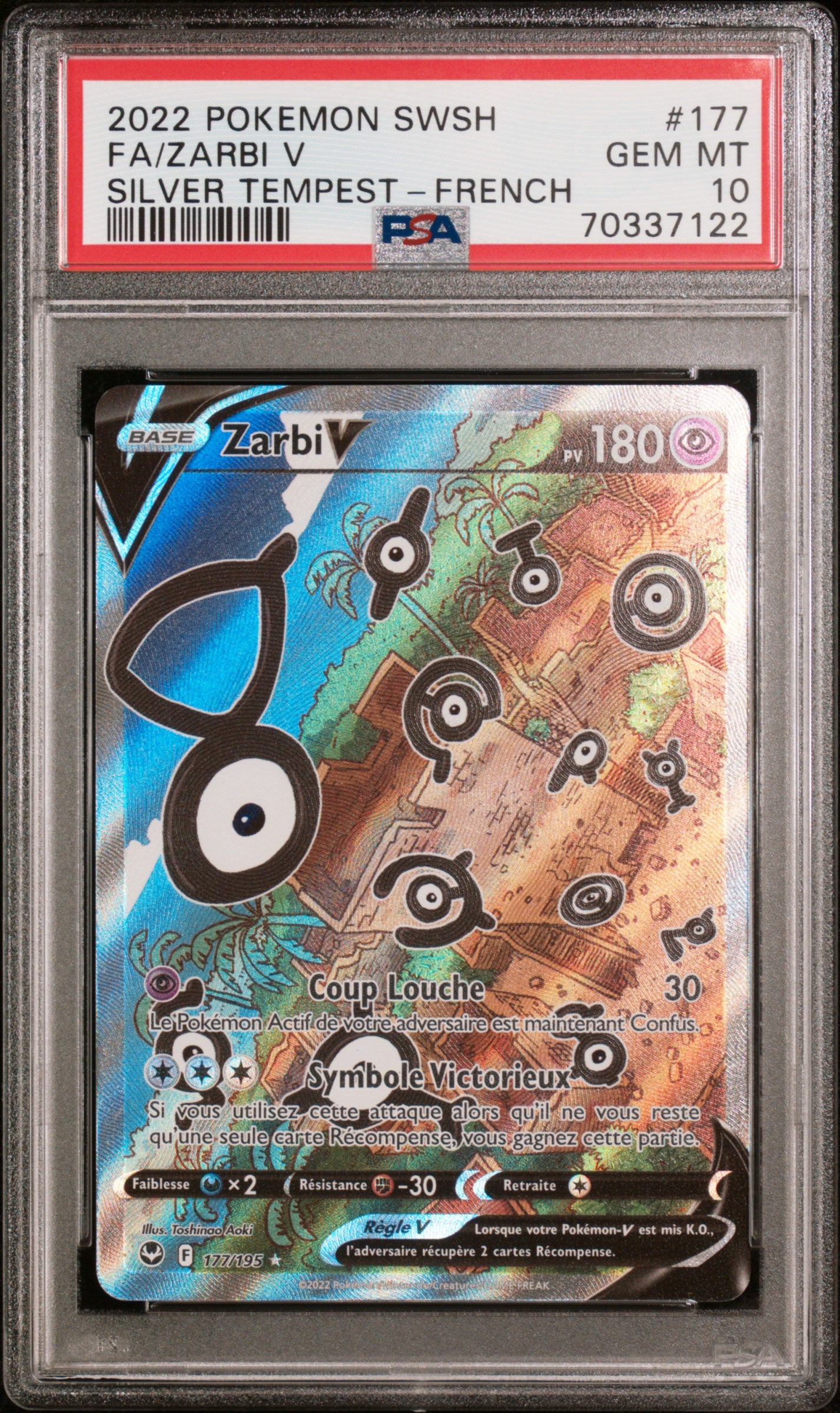 [GRADE] [PSA 10] 177/195 Zarbi V