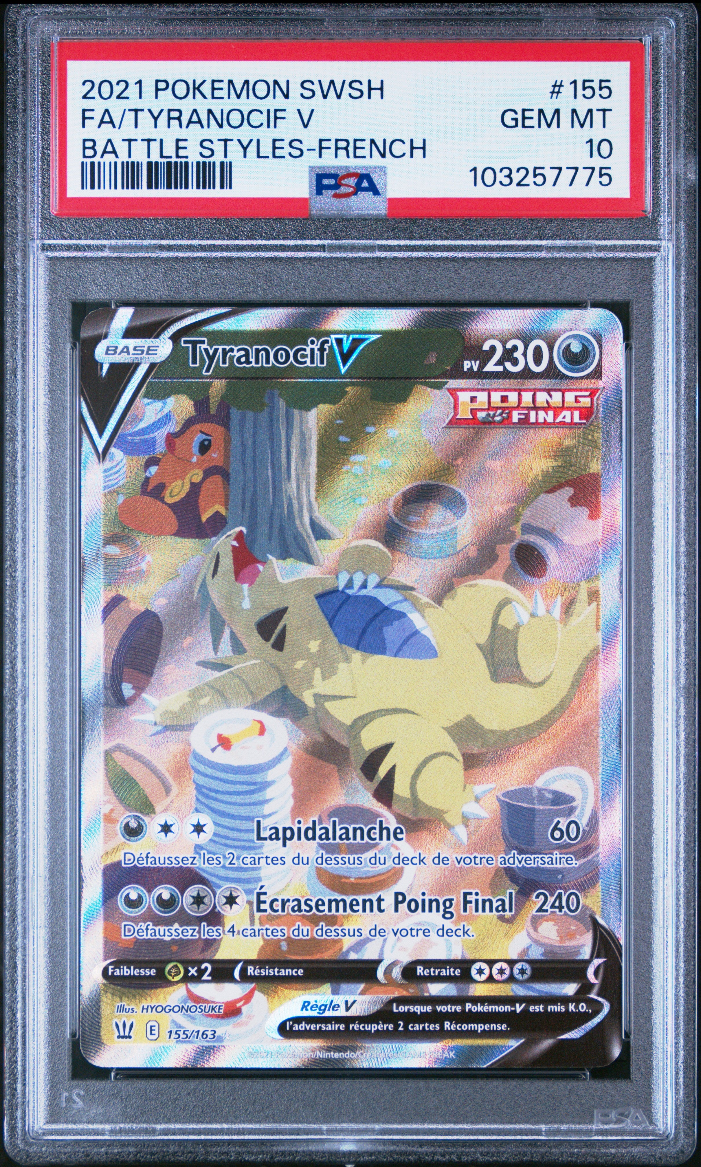 [GRADE] [PSA 10] 155/163 Tyranocif V