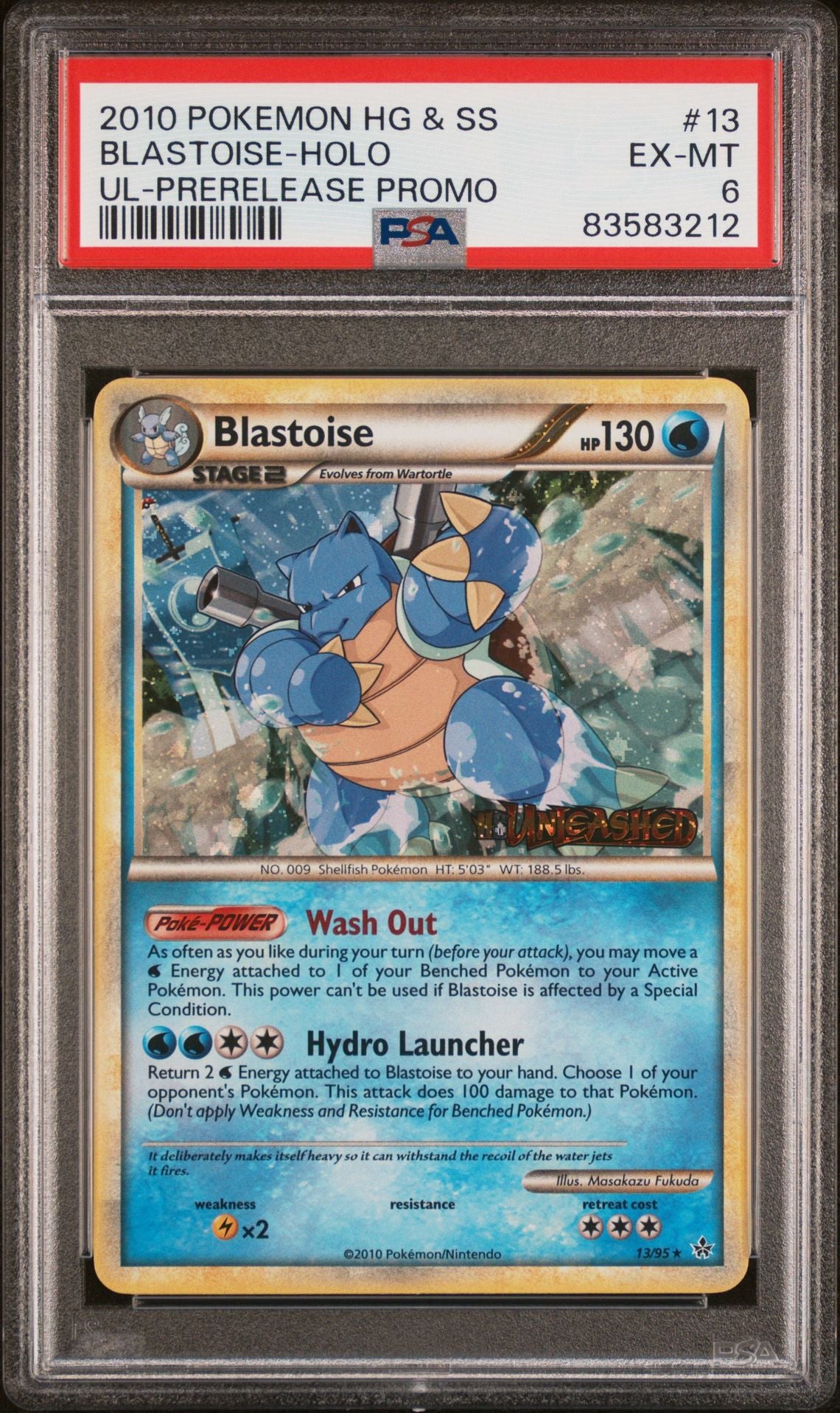 [GRADE] [PSA 6] 013/095 Blastoise