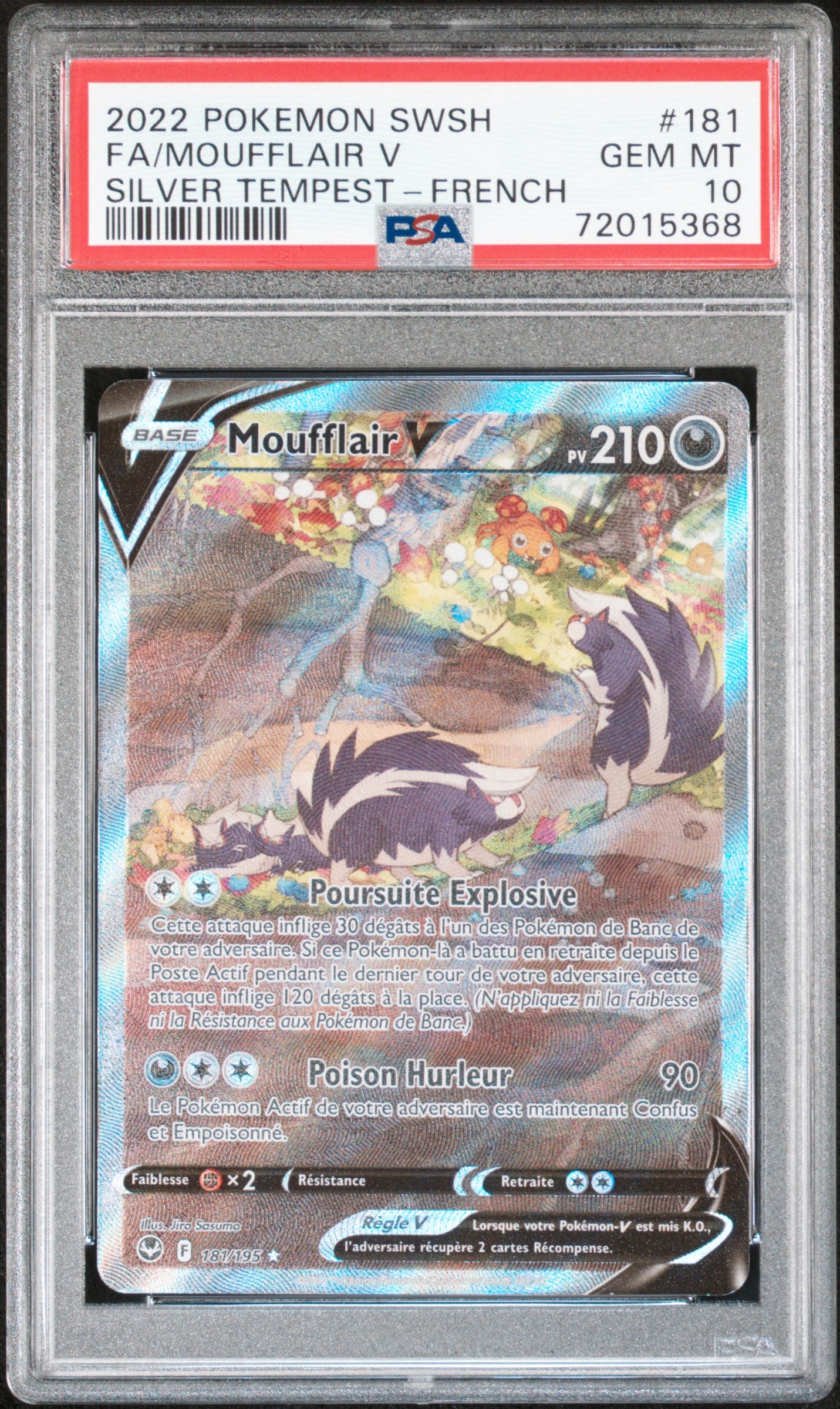 [GRADE] [PSA 10] 181/195 Moufflair V