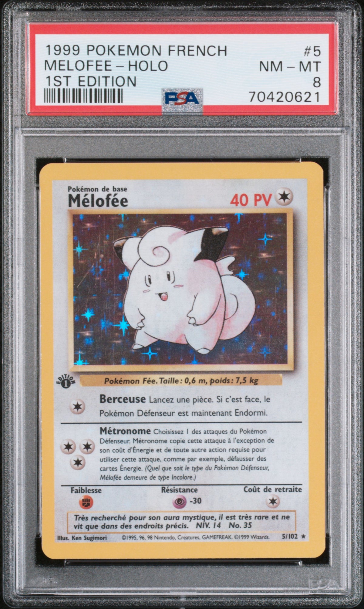 [GRADE] [PSA 8] 005/102 Mélofée