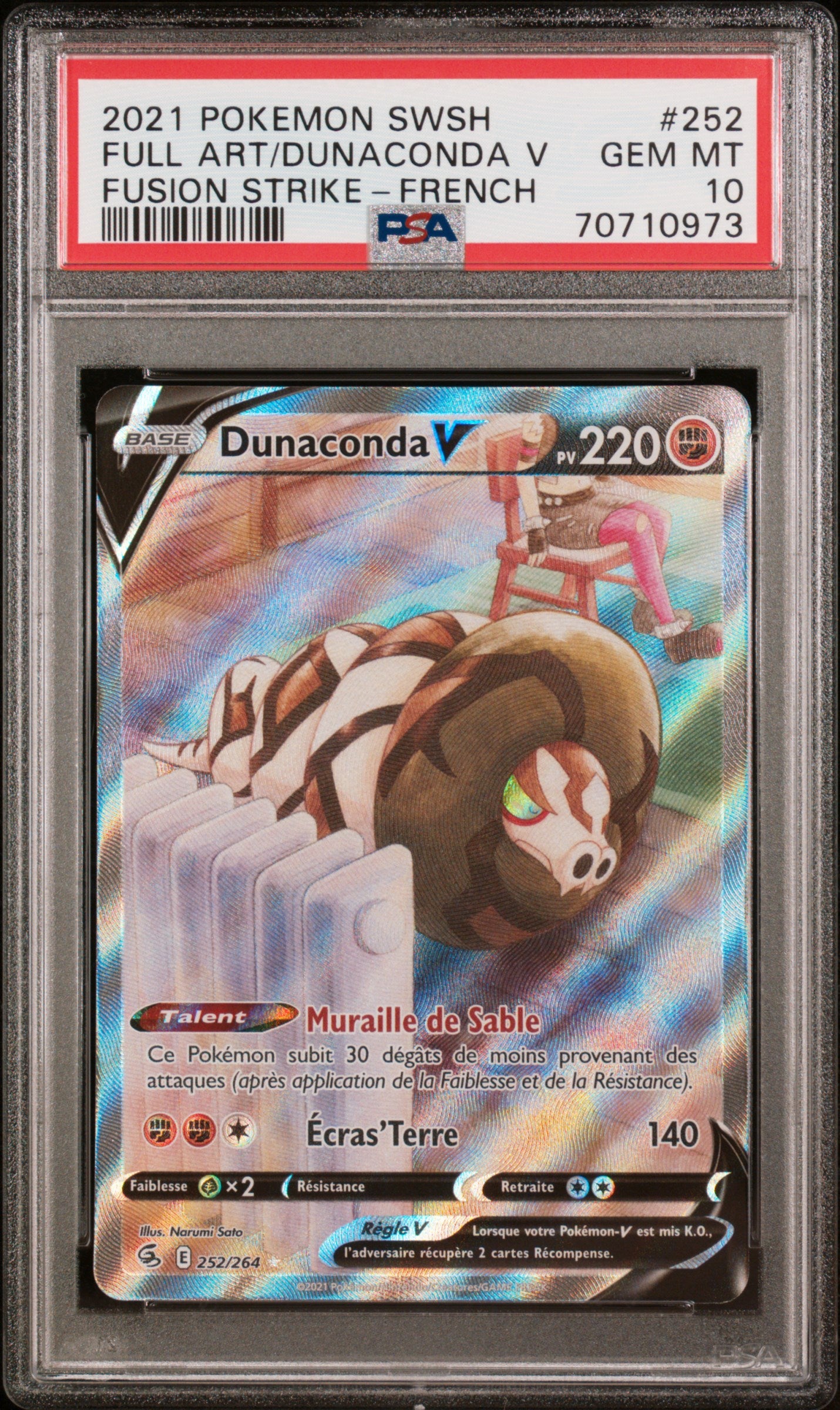 [GRADE] [PSA 10] 252/264 Dunaconda V