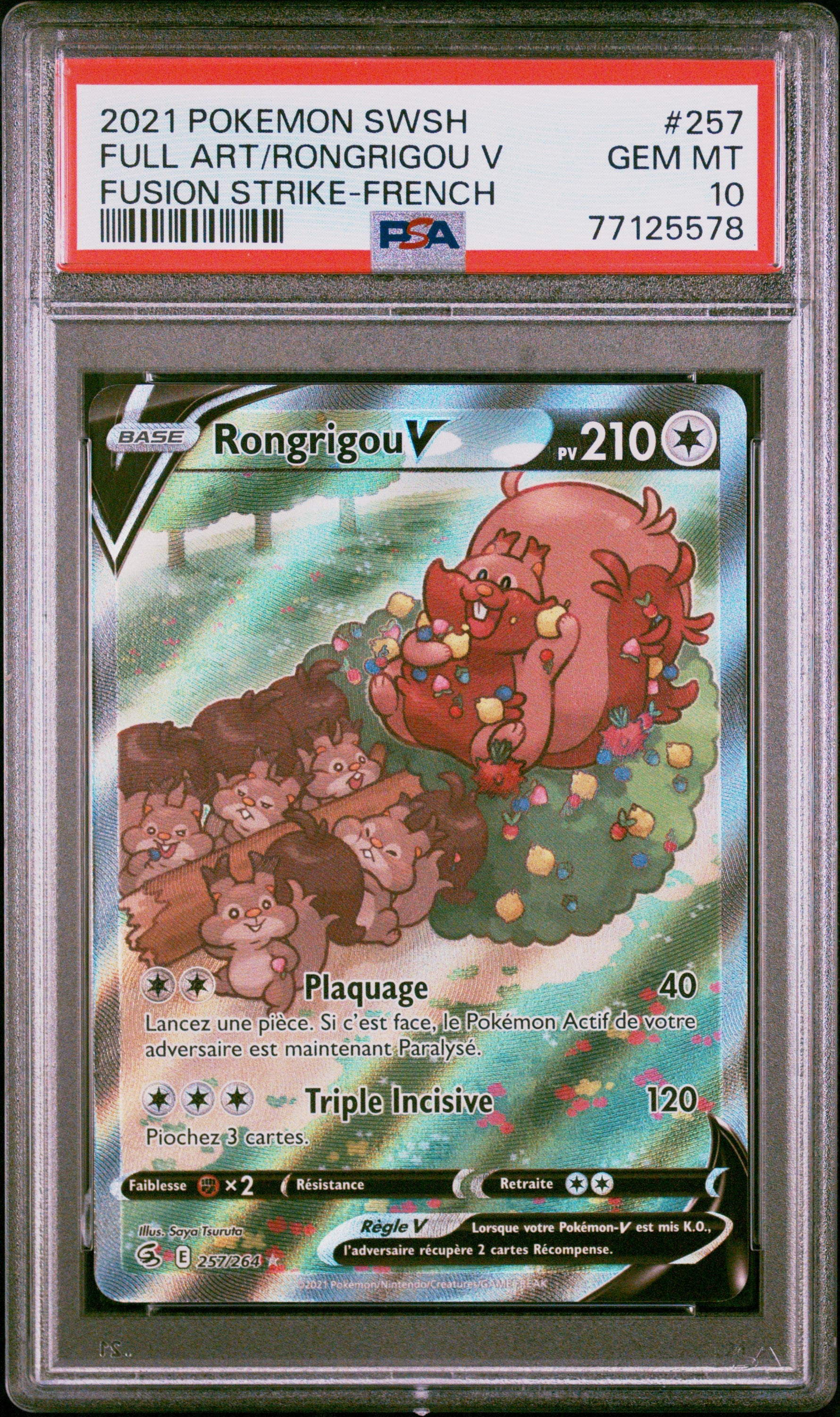 [GRADE] [PSA 10] 257/264 Rongrigou V