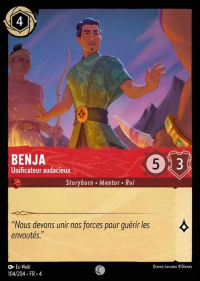 104/204 Benja, Unificateur audacieux