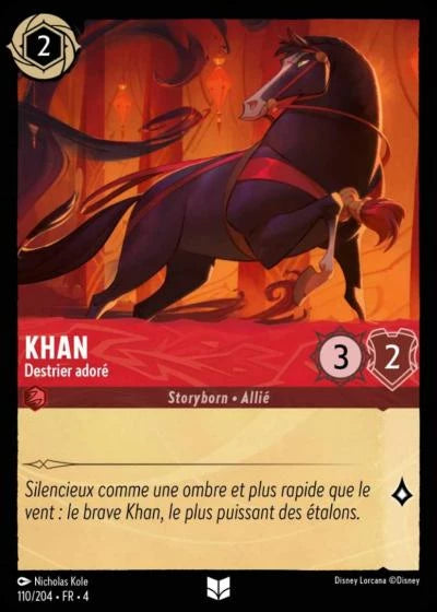 110/204 Khan, Destrier adoré