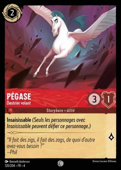 120/204 Pégase, Destrier volant