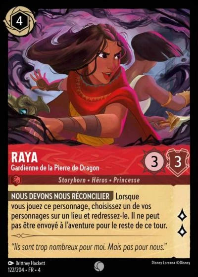 122/204 Raya, Gardienne de la Pierre de Dragon