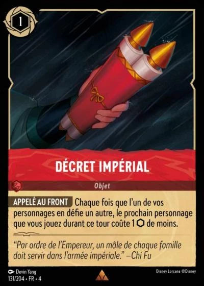 131/204 Décret impérial