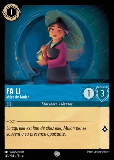 143/204 Fa Li, Mère de Mulan