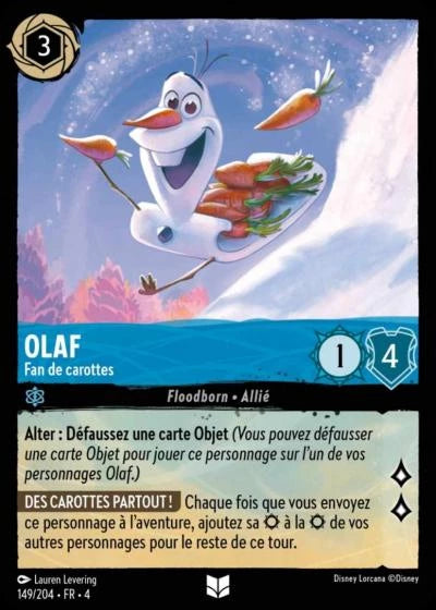 149/204 Olaf, Fan de carottes