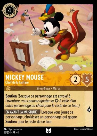 015/204 Mickey Mouse, Chef de la fanfare