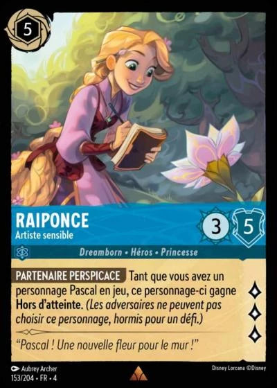 153/204 Raiponce, Artiste sensible