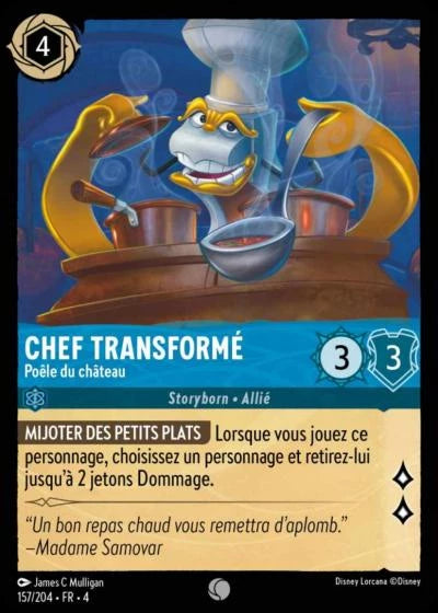 157/204 Chef Transformé, Poêle du château