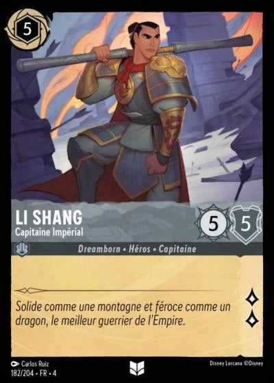 182/204 Li Shang, Capitaine Impérial