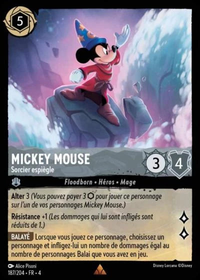 187/204 Mickey Mouse, Sorcier espiègle