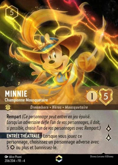 206/204 Minnie, Championne Mousquetaire