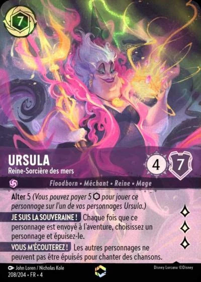 208/204 Ursula, Reine-Sorcière des mers