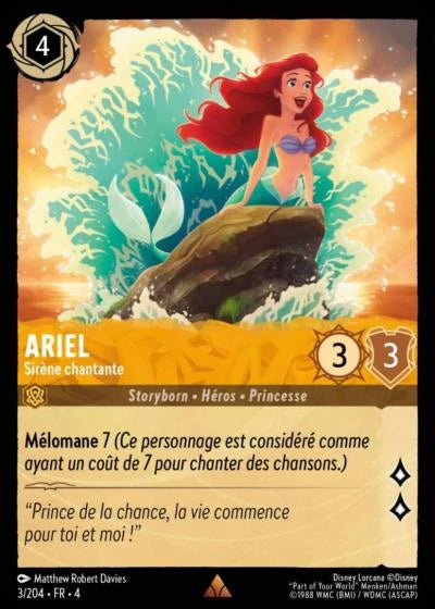 003/204 Ariel, Sirène chantante