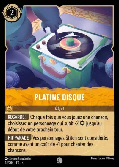 032/204 Platine disque