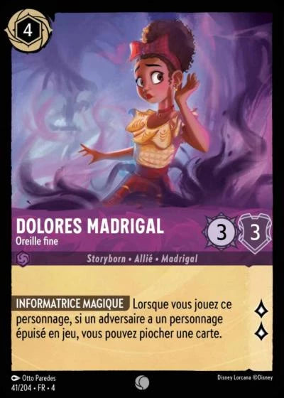 041/204 Dolores Madrigal, Oreille fine