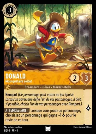 008/204 Donald, Mousquetaire soldat