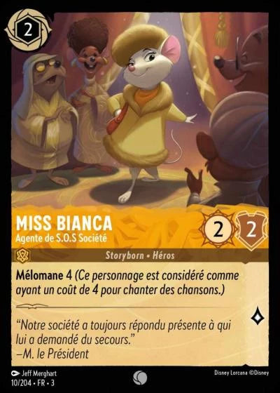 010/204 Miss Bianca, Agente de S.O.S Société