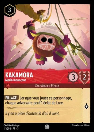 111/204 Kakamora, Marin menaçant