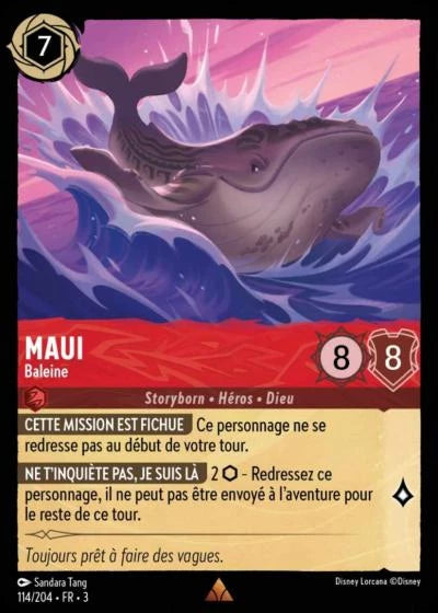 114/204 Maui, Baleine