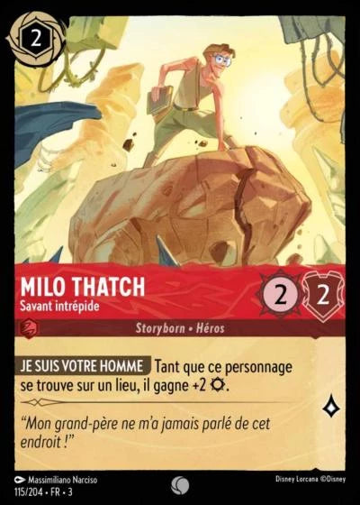 115/204 Milo Thatch, Savant intrépide