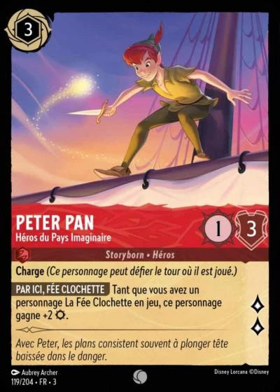 119/204 Peter Pan, Héros du Pays Imaginaire