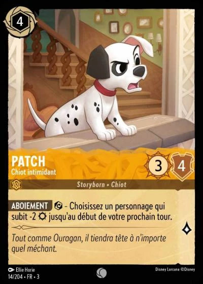 014/204 Patch, Chiot intimidant