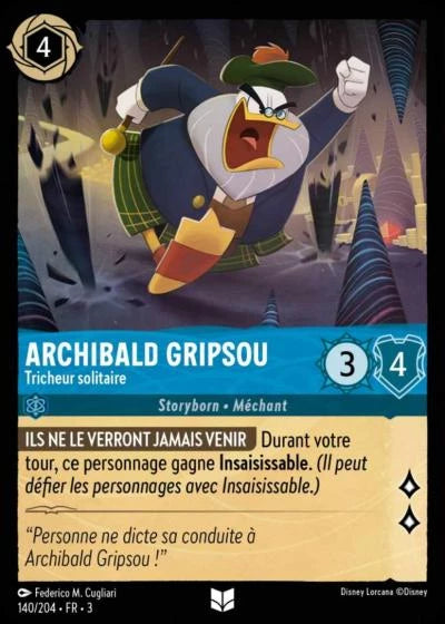 140/204 Archibald Gripsou, Tricheur solitaire