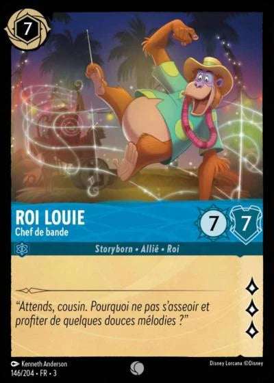 146/204 Roi Louie, Chef de bande