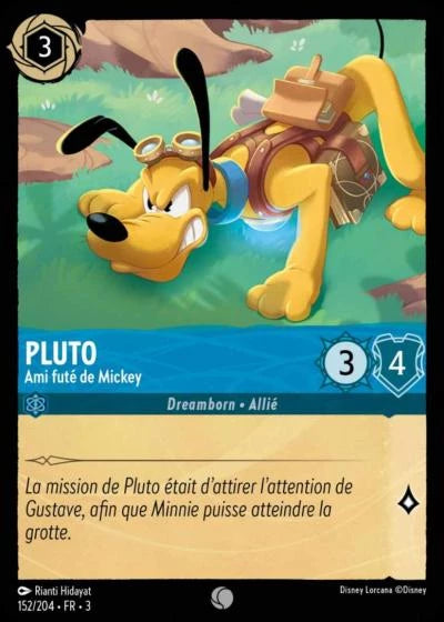 152/204 Pluto, Ami futé de Mickey