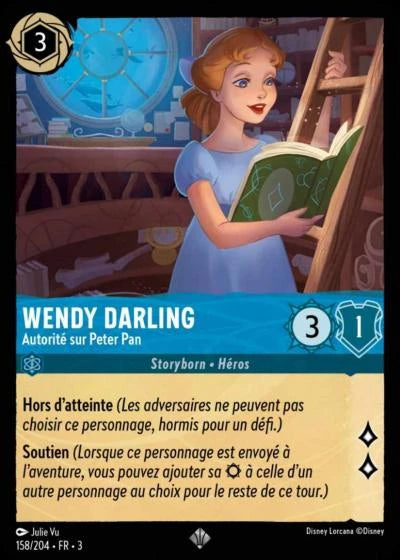 158/204 Wendy Darling, Autorité sur Peter Pan