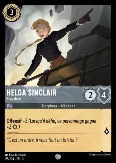 175/204 Helga Sinclair, Bras droit