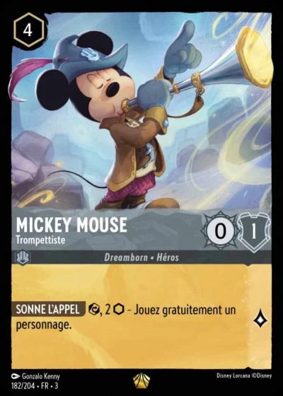 182/204 Mickey Mouse, Trompettiste