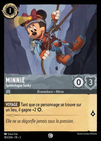 183/204 Minnie, Spéléologue funky