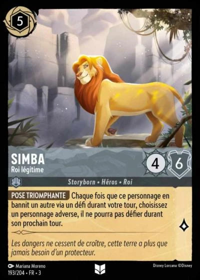 193/204 Simba, Roi légitime