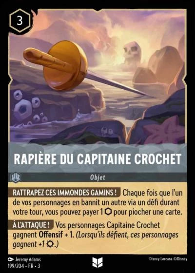 199/204 Rapière du Capitaine Crochet