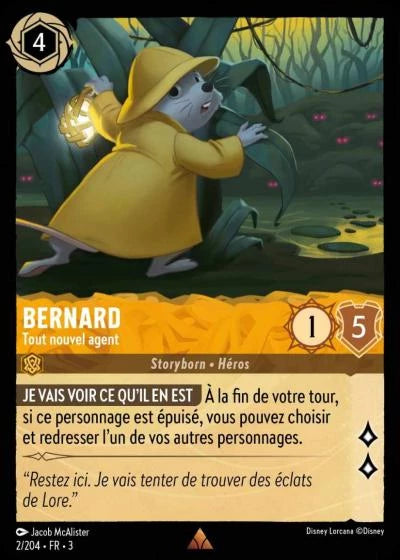 002/204 Bernard, Tout nouvel agent