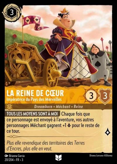 020/204 La Reine de Cœur, Impératrice du Pays des Merveilles