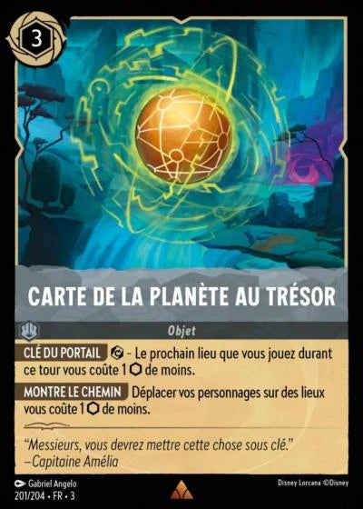 201/204 Carte de la planète au trésor