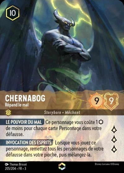 205/204 Chernabog, Répand le mal