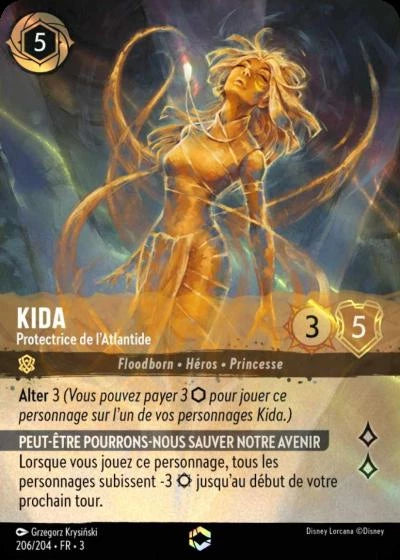 206/204 Kida, Protectrice de l'Atlantide