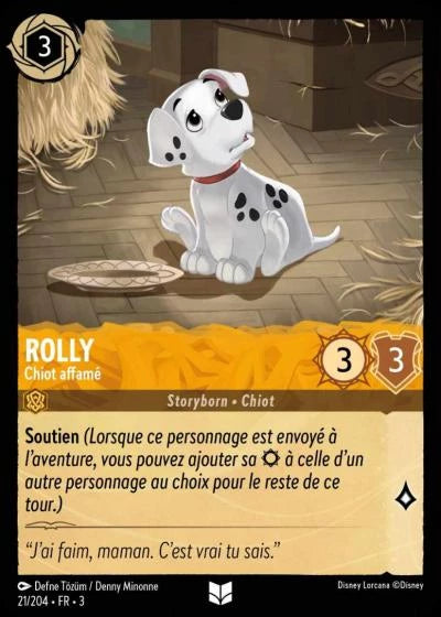 021/204 Rolly, Chiot affamé