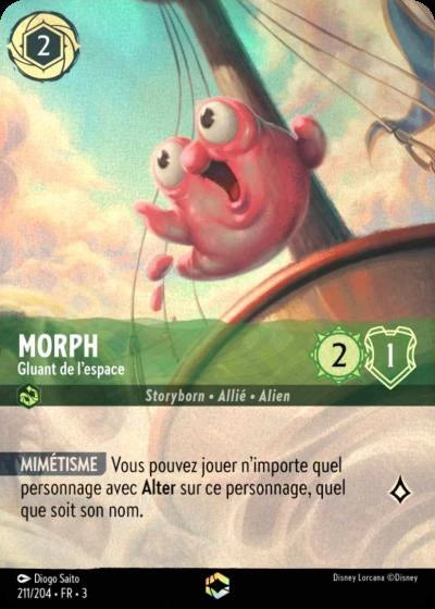 211/204 Morph, Gluant de l'espace