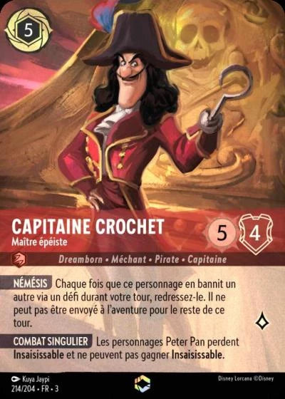 214/204 Capitaine Crochet, Maître épéiste