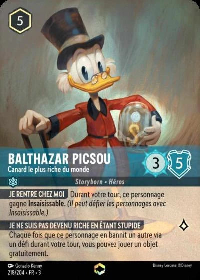 218/204 Balthazar Picsou, Canard le plus riche du monde